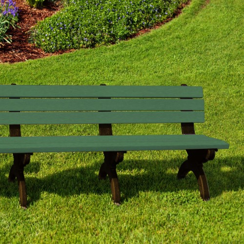 CAD Drawings Polly Products Monarque 8' Backed Bench (ASM-MB8B)