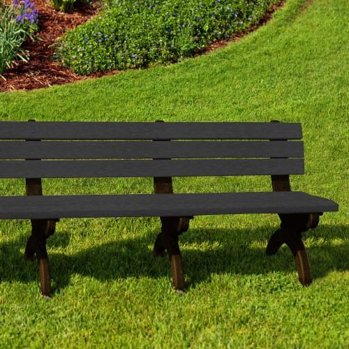 CAD Drawings Polly Products Monarque 8' Backed Bench (ASM-MB8B)