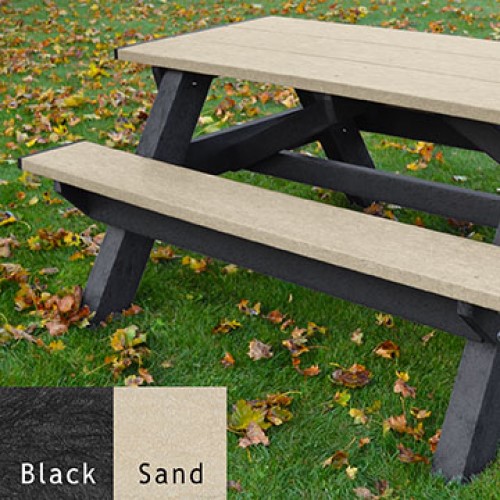 CAD Drawings Polly Products Standard 6' Picnic Table (ASM-SPT6)