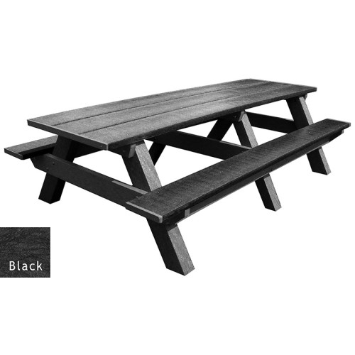 CAD Drawings Polly Products Standard 8' Picnic Table (ASM-SPT8)
