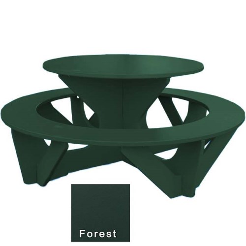 CAD Drawings Polly Products Round Activity Table (ASM-RAT)