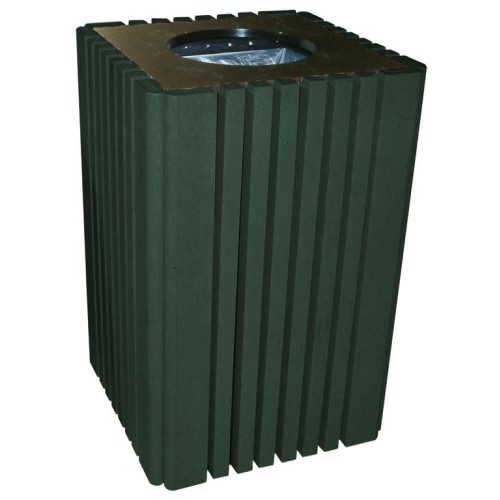 CAD Drawings Polly Products 40 Gallon Trash Receptacle (ASM-T40)