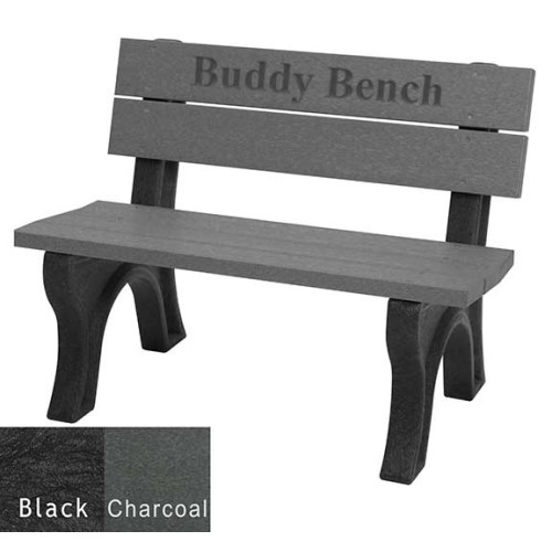 CAD Drawings Polly Products 4' Buddy Bench Traditional (BB4TB)