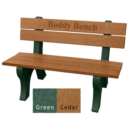CAD Drawings Polly Products 4' Buddy Bench Economizer Traditional (BB4ET)