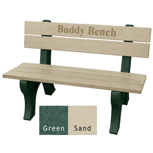 CAD Drawings Polly Products 4' Buddy Bench Economizer Traditional (BB4ET)