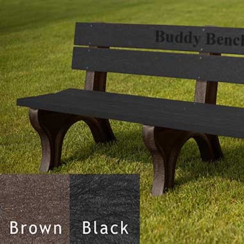 CAD Drawings Polly Products 6' Buddy Bench Traditional (BB6TB)