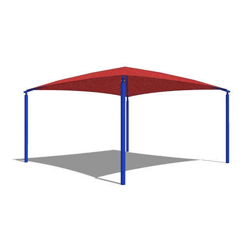 Square Shade System - 10' x 10'