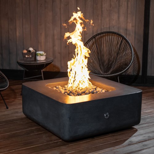 CAD Drawings Montana Fire Pits Cubo Rounded Concrete Fire Table