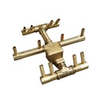 View Circular Tree-Style CROSSFIRE Brass Burner: CFBCTL120