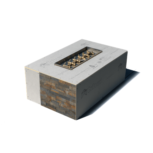 CAD Drawings Montana Fire Pits Ready To Finish Fire Pit Kit - Rectangle
