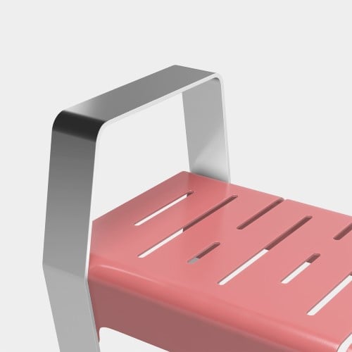 CAD Drawings Green Theory™ Marina Metal Backless Bench 