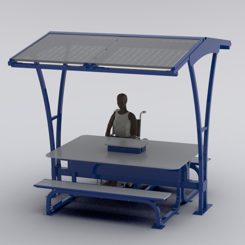 CAD Drawings BIM Models EnerFusion Inc. Ara-LT Solar Table