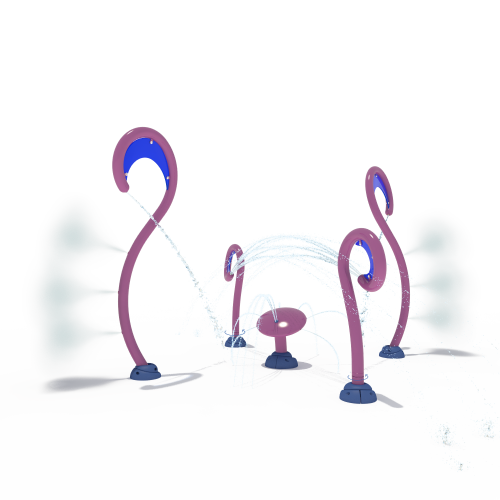 CAD Drawings Vortex Aquatic Structures Sea Silhouette Octopus (VOR 7691)
