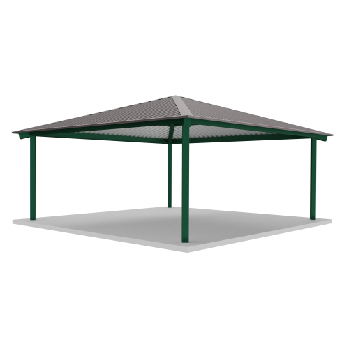 CAD Drawings BIM Models RCP Shelters, Inc. Tube Steel Square Hips: TS-SQ20-04