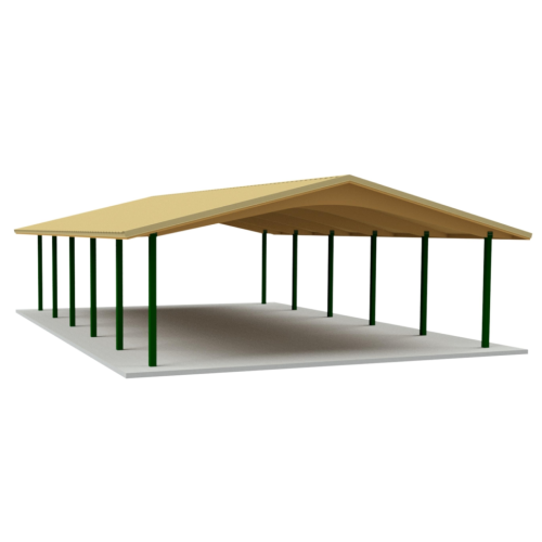 CAD Drawings RCP Shelters, Inc. Laminated Wood Gable: LW-3044-03