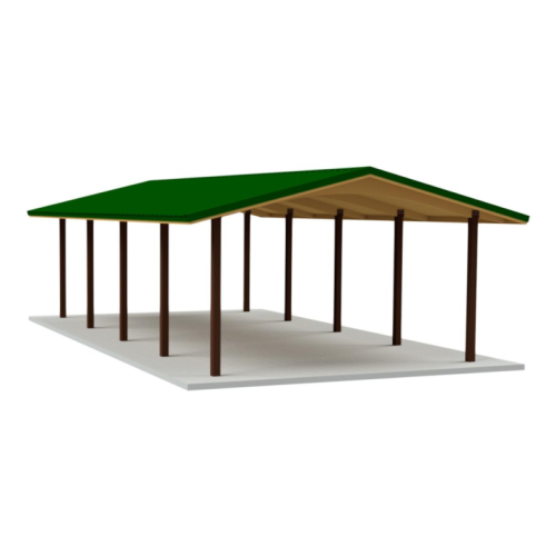 CAD Drawings RCP Shelters, Inc. Laminated Wood Gable: LW-2036-03