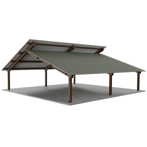 CAD Drawings BIM Models RCP Shelters, Inc. Custom Designs: TS-CL4040-0406