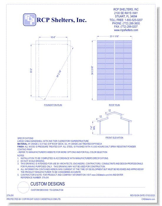 Custom Designs: TS-G2034-2T-04