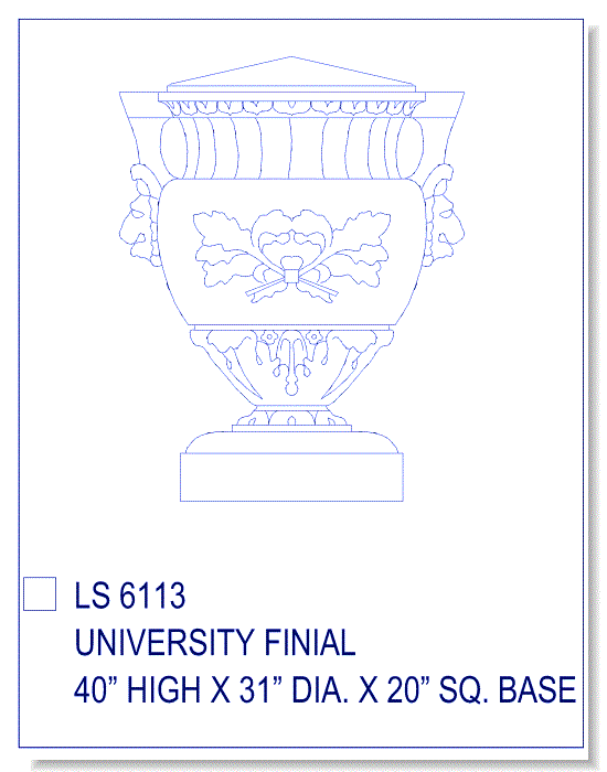 University Finial