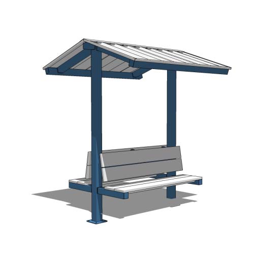 CAD Drawings BIM Models ICON Shelter Systems Inc. Square Gabled Micro-Shelters