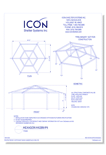 Hexagon HX28M-P4 - Frame