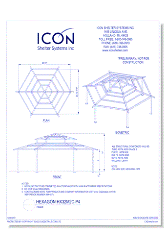 Hexagon HX32M2C-P4 - Frame