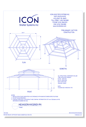 Hexagon HX32M2V-P4 - Frame