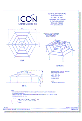 Hexagon HX40T2C-P4 - Frame