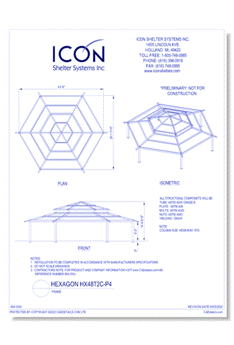 Hexagon HX48T2C-P4 - Frame