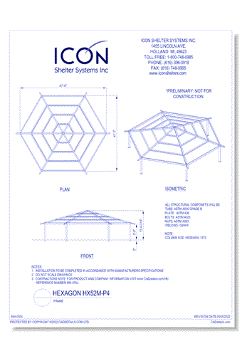 Hexagon HX52M-P4 - Frame