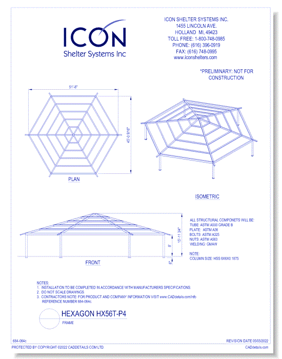 Hexagon HX56T-P4 - Frame
