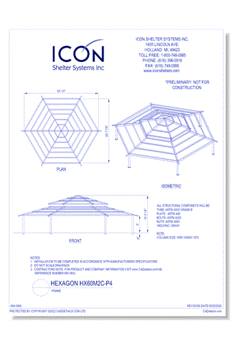 Hexagon HX60M2C-P4 - Frame