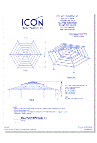 Hexagon HX60M2V-P4 - Frame