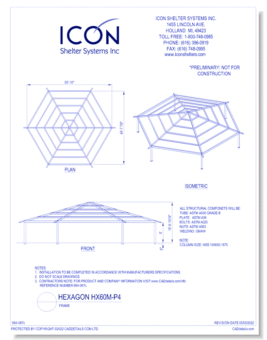 Hexagon HX60M-P4 - Frame