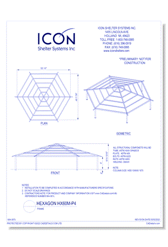 Hexagon HX60M-P4 - Frame