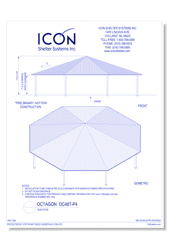 Octagon OC48T-P4 - Elevation