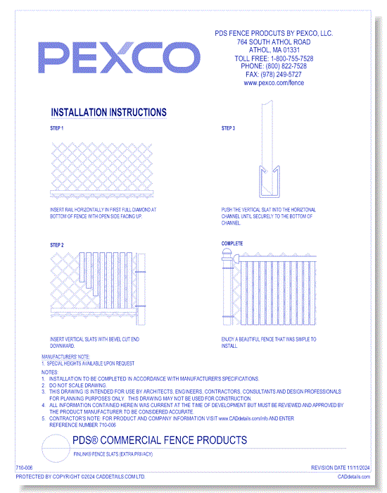 FinLink® Fence Slats (Extra Privacy)