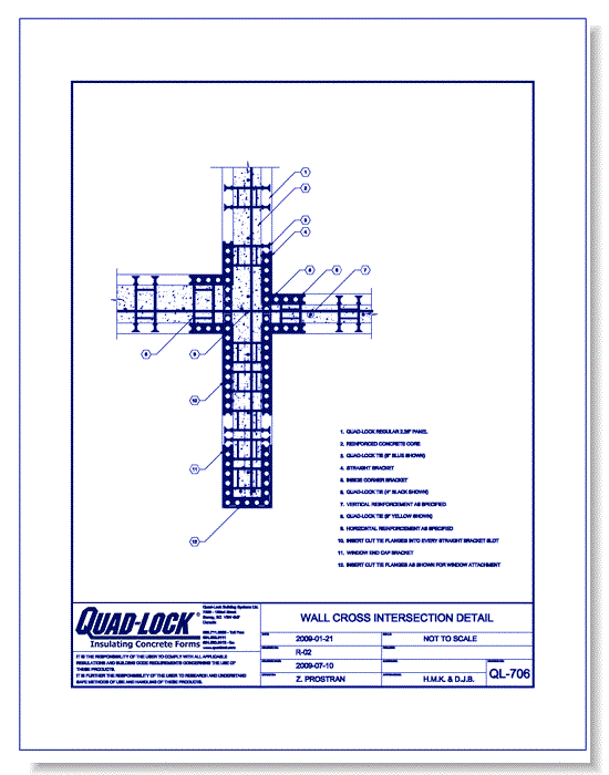 QL-706 Wall Cross Intersection