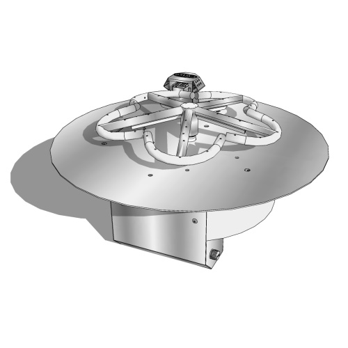 EI Bowl Round Pan - Flame Sensing with Electronic Hot Surface Ignition