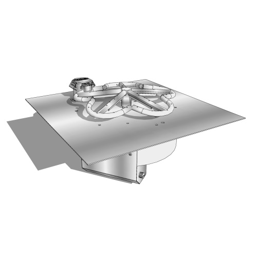 EI Square Pan- Flame Sensing with Electronic Hot Surface Ignition