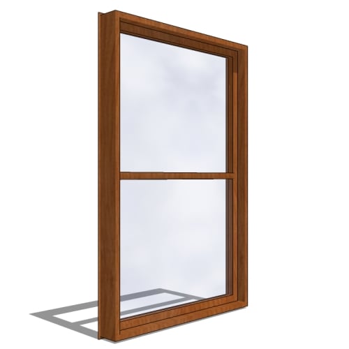 Reflections 5500 - Double Hung Window, Flange, Horizontal Assembly