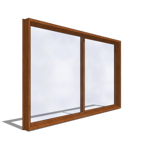 Reflections 5500 - Slider Window, Flange, Vertical Assembly