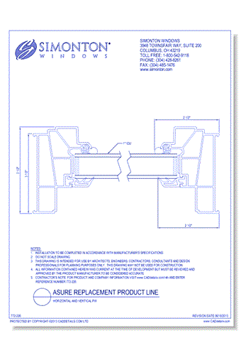 Asure Replacement Product Line: Horizontal and Vertical PW