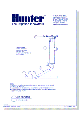 MP Rotator - MPR40-06 Sprinkler (2 of 4)