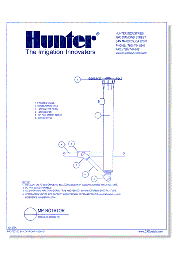 MP Rotator - MPR40-12 Sprinkler (1 of 4)