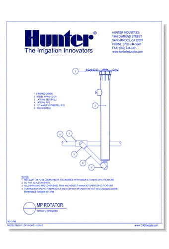 MP Rotator - MPR40-12 Sprinkler (2 of 4)