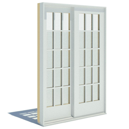 A-Series: Composite Clad - Frenchwood Gliding Doors - Elevation
