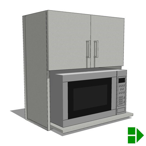 WMCxxzz: Wall Microwave Cabinet