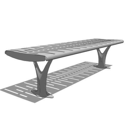 AL1990P - Allure Access 6' Flat Bench