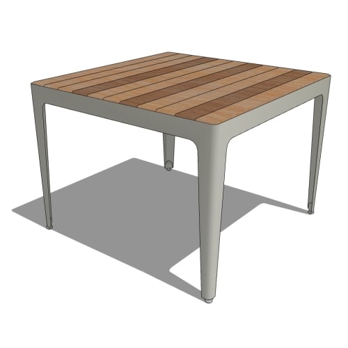 MIX2920T - Mixx 42" Square Thermory Table
